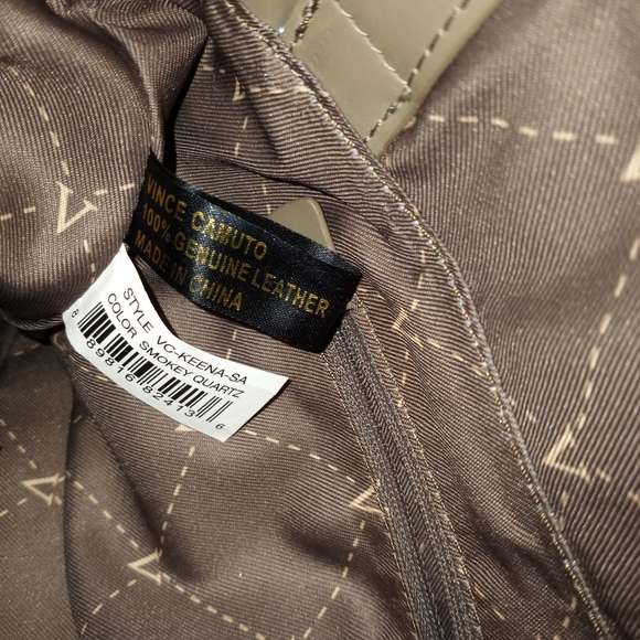 Vince camuto tan leather Keena satchel bag - Picture 11 of 12